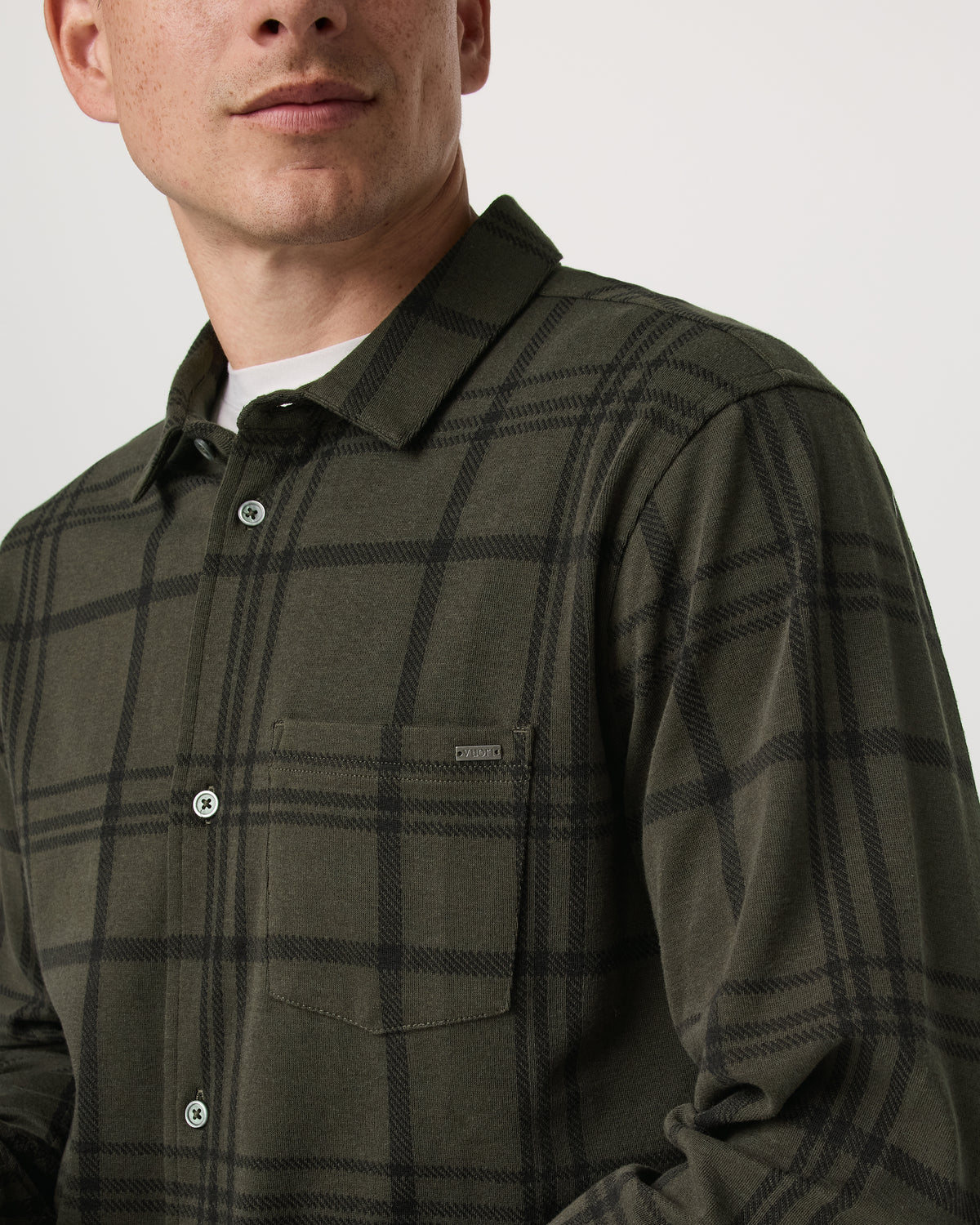 Seaview Plaid Button Down Shirt Dark Oregano Shirt - Vuori