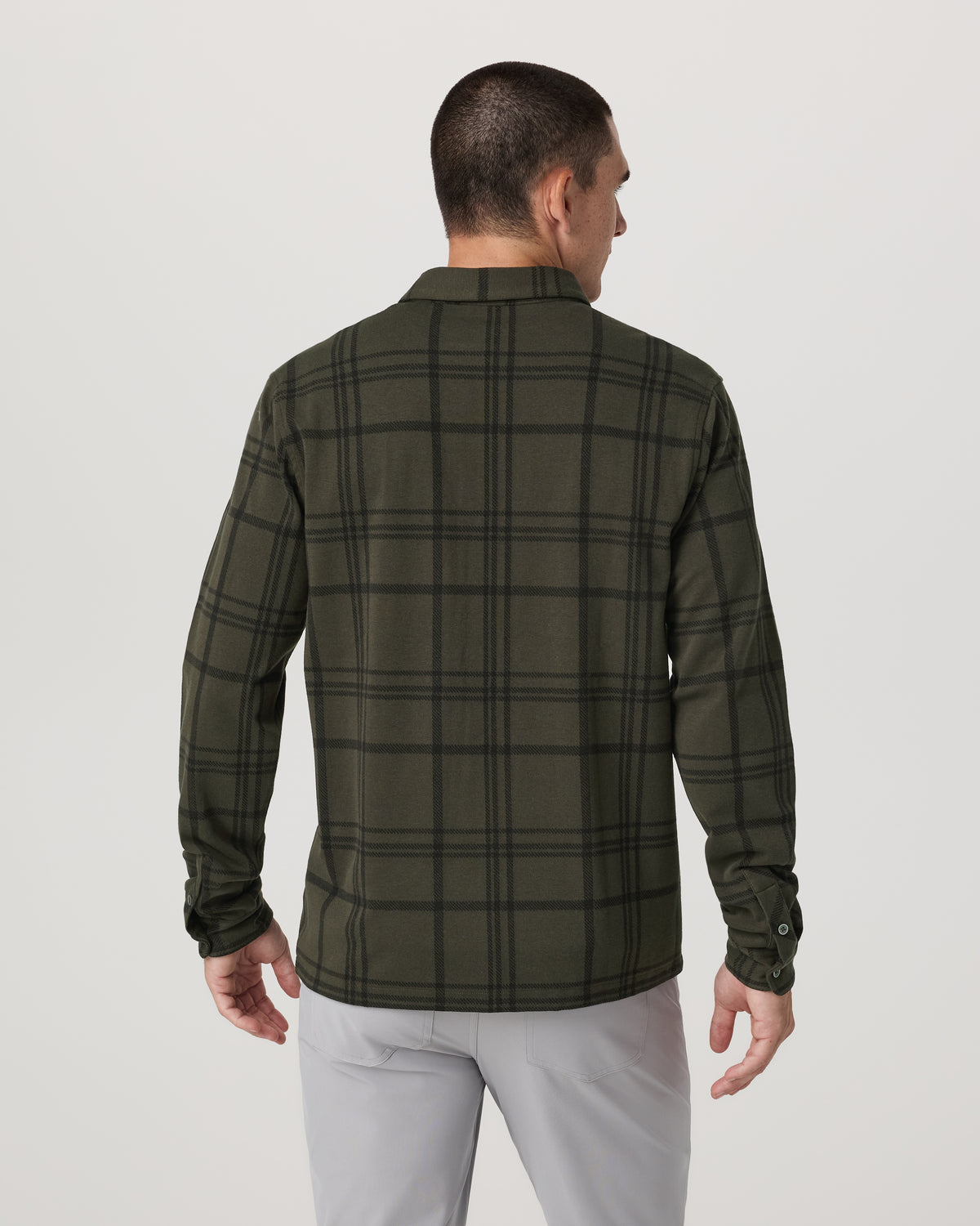 Seaview Plaid Button Down Shirt Dark Oregano Shirt - Vuori