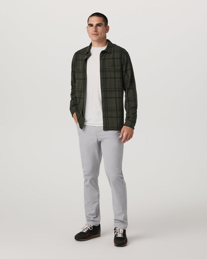 Seaview Plaid Button Down Shirt Dark Oregano Shirt - Vuori