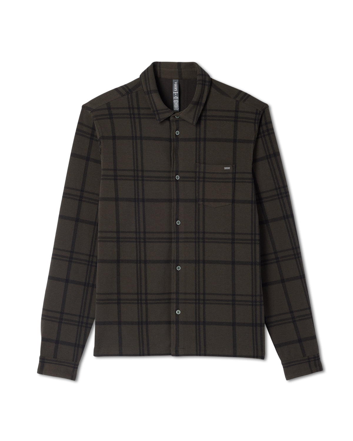 Seaview Plaid Button Down Shirt Dark Oregano Shirt - Vuori