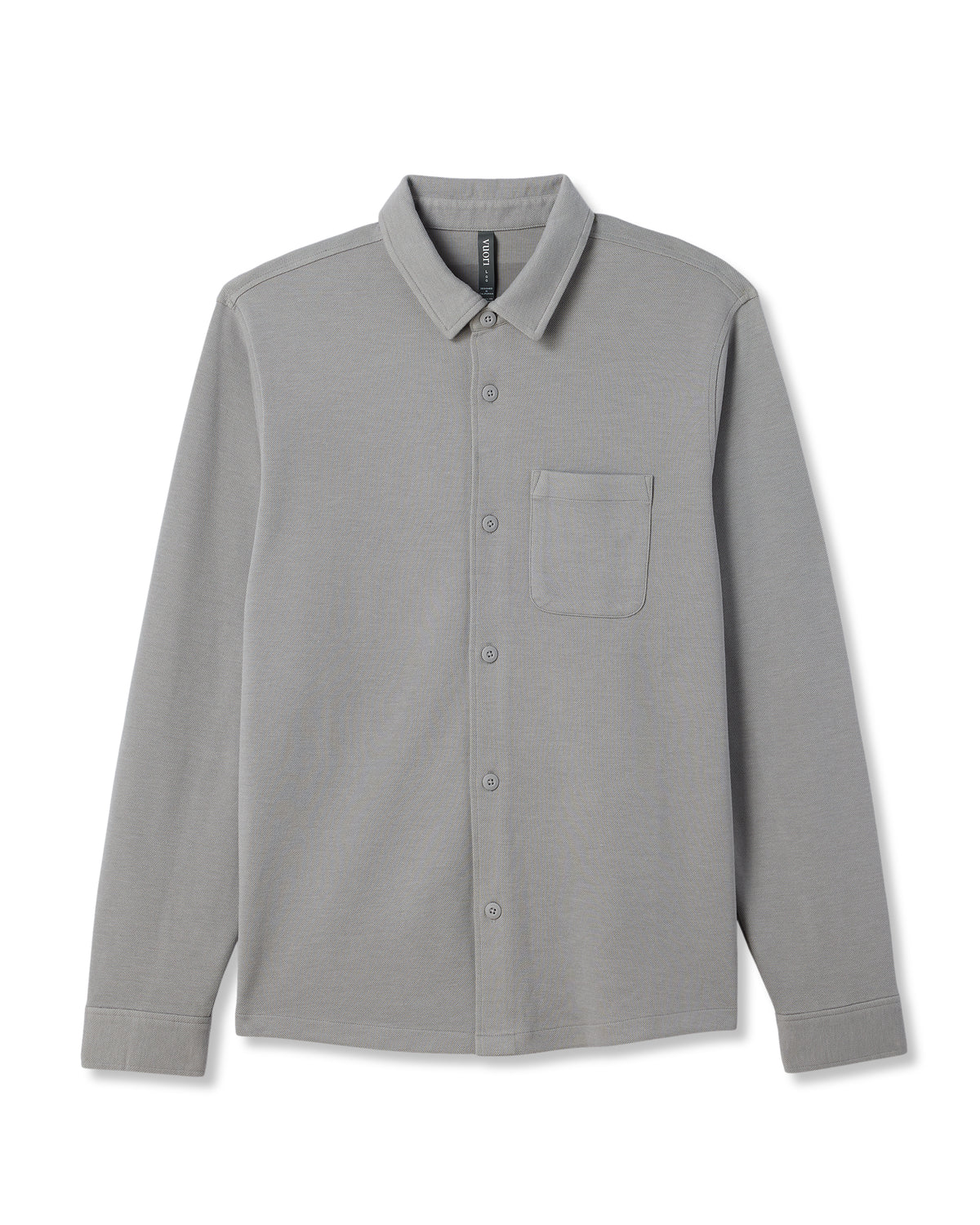 Jeffreys Overshirt Men's Grey Button-Up Shirt - Vuori