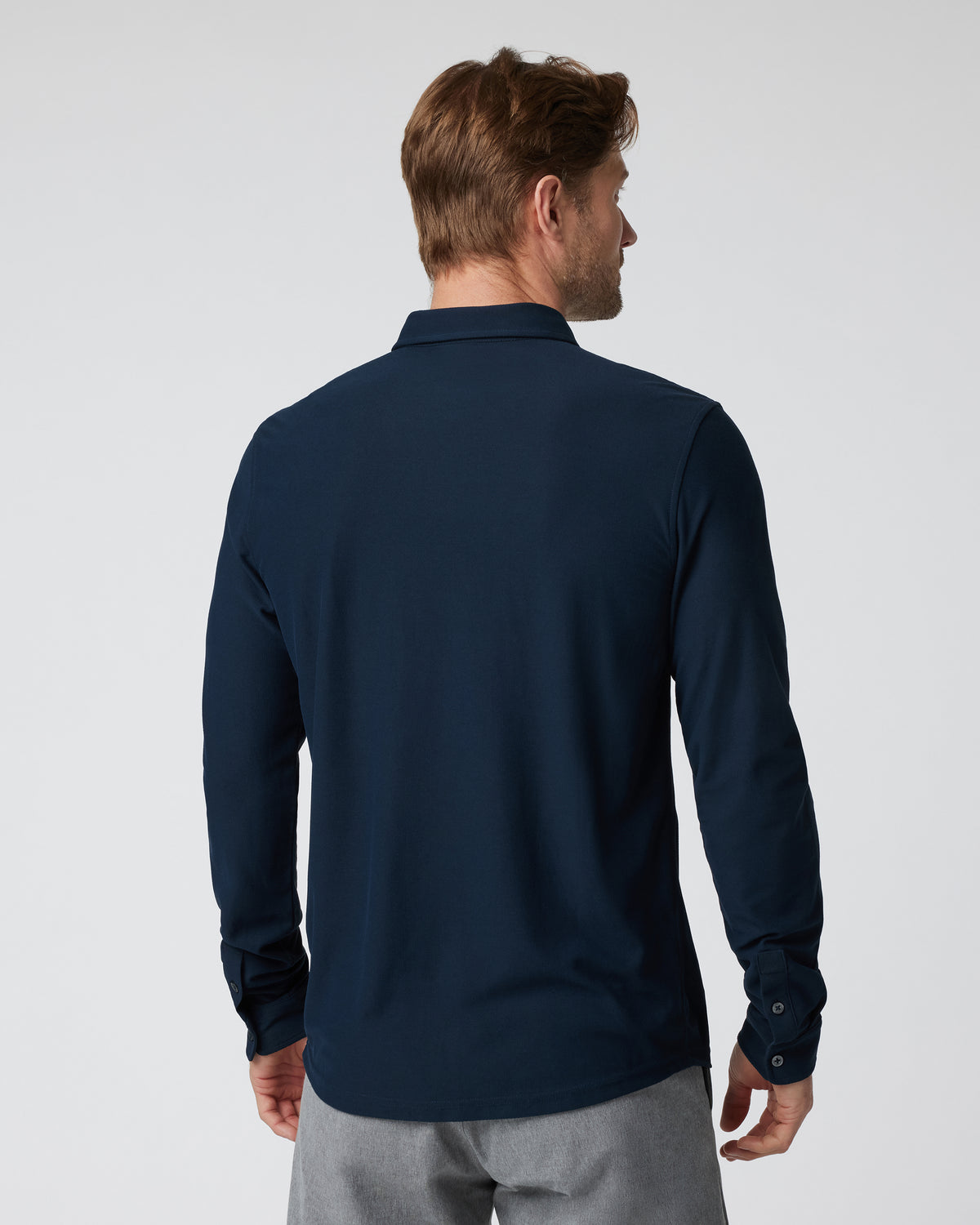 Long Sleeve Ace Button-Down Ink - Vuori