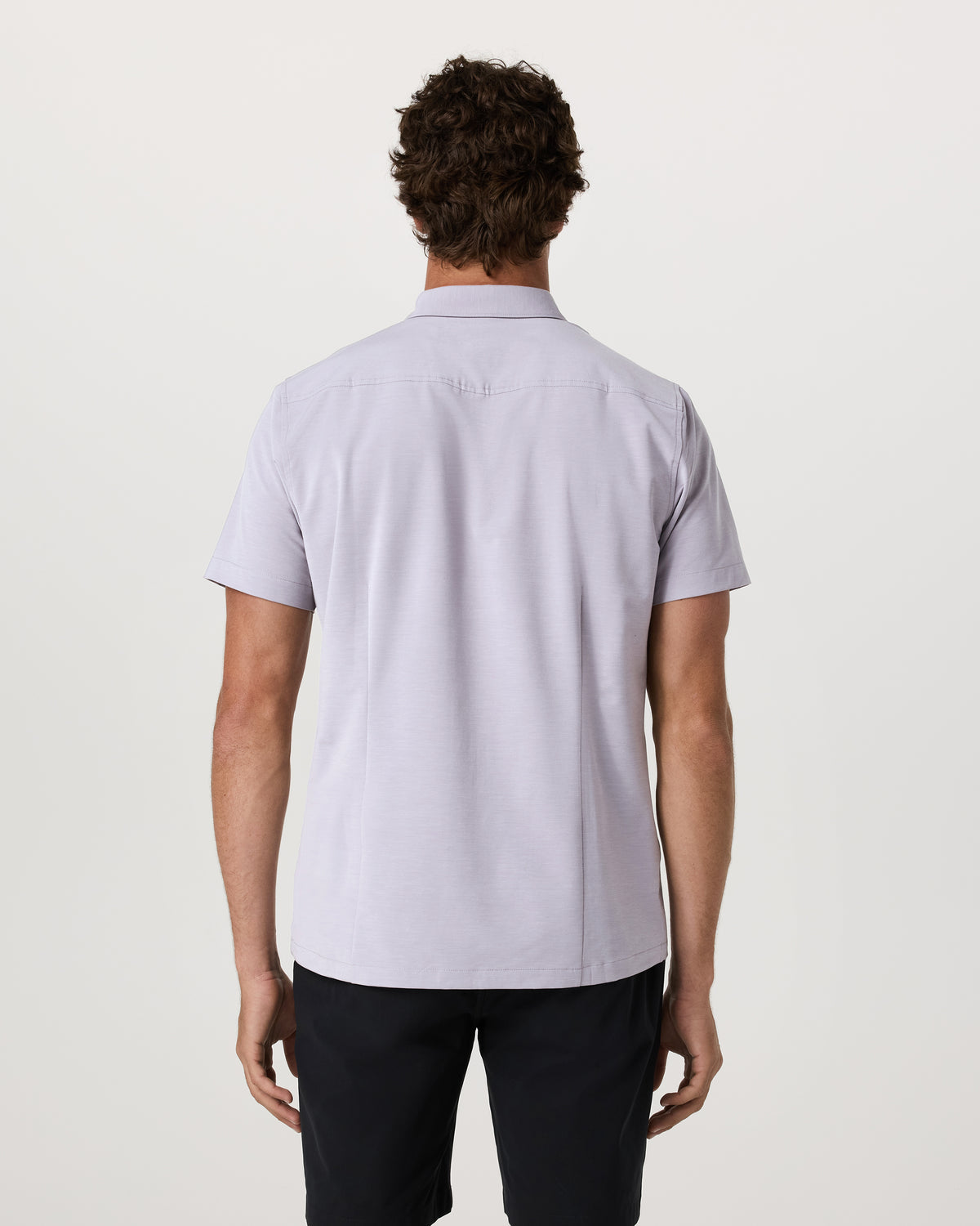 Short Sleeve Bridge Button Down Men's Cinder Shirt - Vuori