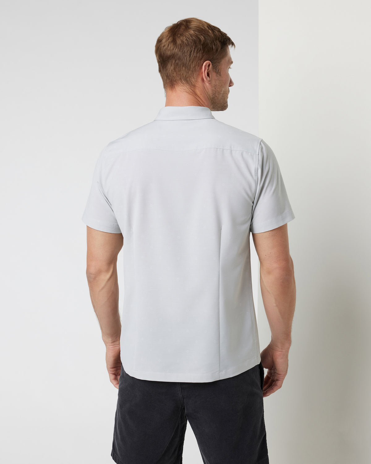 Short Sleeve Bridge Button Down Vapor Dot - Vuori