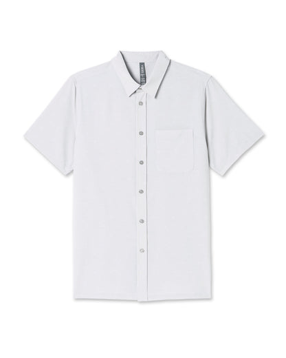 Short Sleeve Bridge Button Down Vapor Dot - Vuori