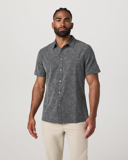 Short Sleeve Bridge Button Down Men's Root Shirt - Vuori