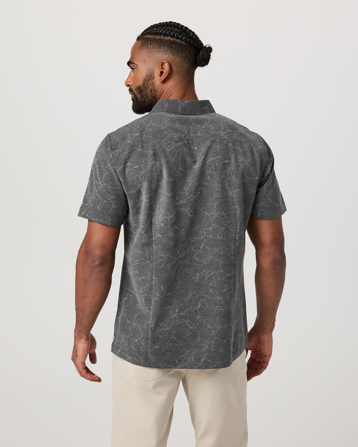 Short Sleeve Bridge Button Down Men's Root Shirt - Vuori