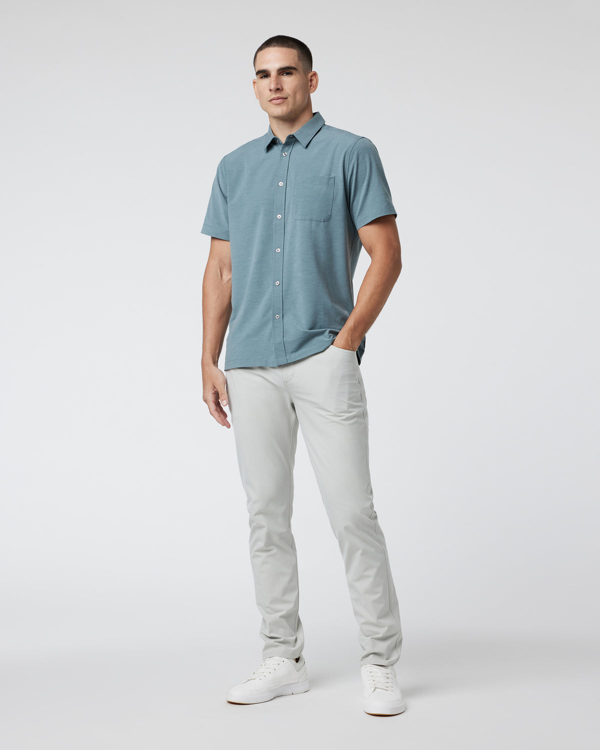 Short Sleeve Bridge Button Down Kashmir - Vuori