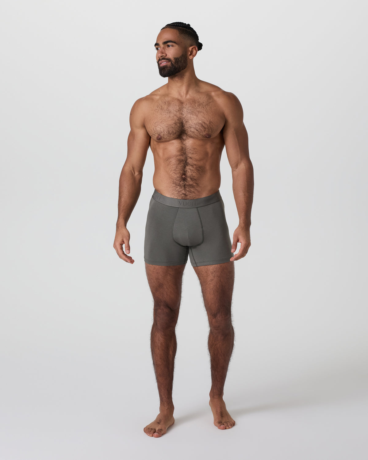 Lifestyle Boxer Brief Dark Pewter - Vuori