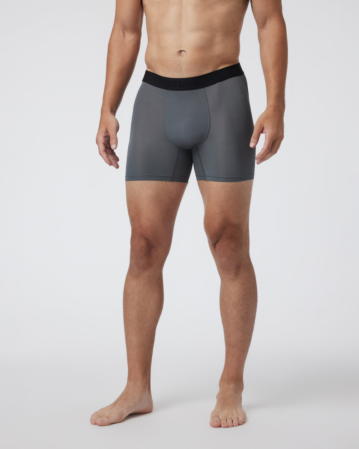 V1 Boxer Brief Men's Charcoal Grey Boxer Briefs - Vuori
