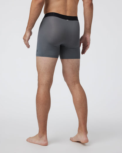 V1 Boxer Brief Men's Charcoal Grey Boxer Briefs - Vuori
