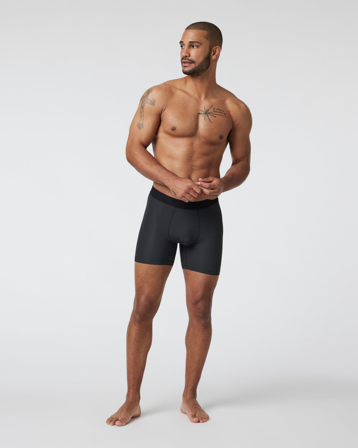 V1 Boxer Brief Men's Black Boxer Briefs - Vuori