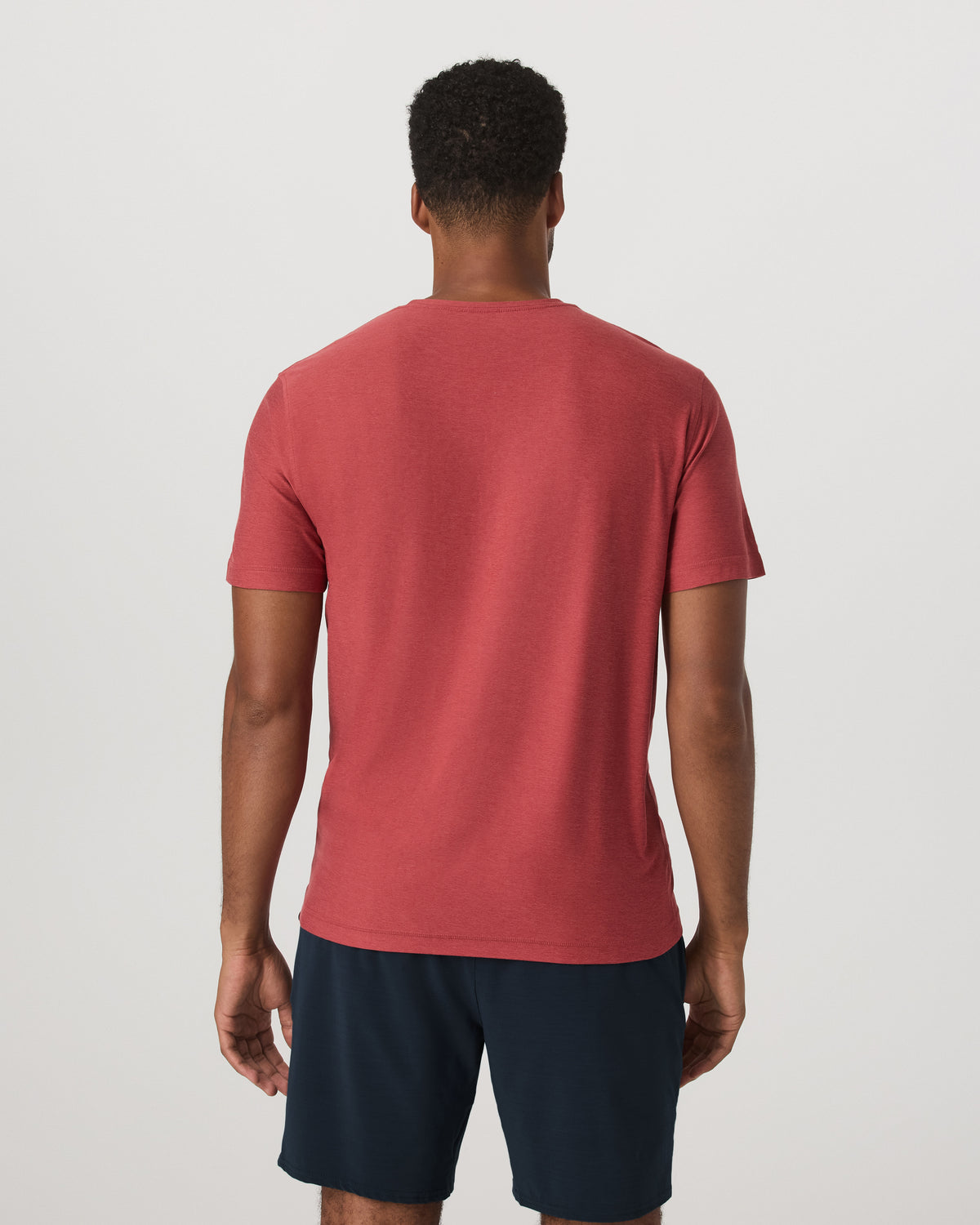 Strato Tech Tee Men's Fire Heather Performance Shirt - Vuori