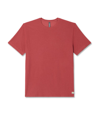 Strato Tech Tee Men's Fire Heather Performance Shirt - Vuori