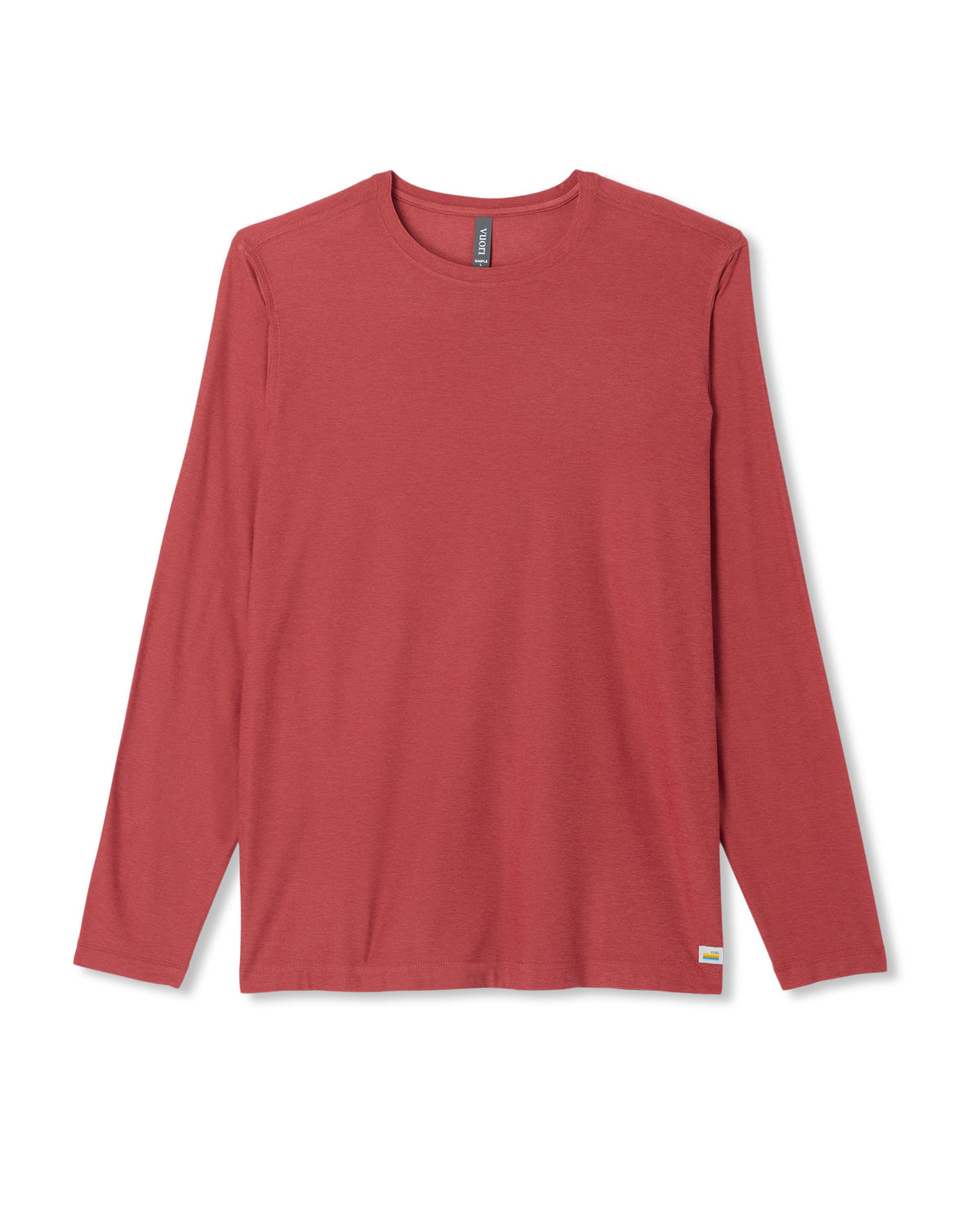 Long Sleeve Strato Tech Tee Fire Heather Workout Shirt - Vuori