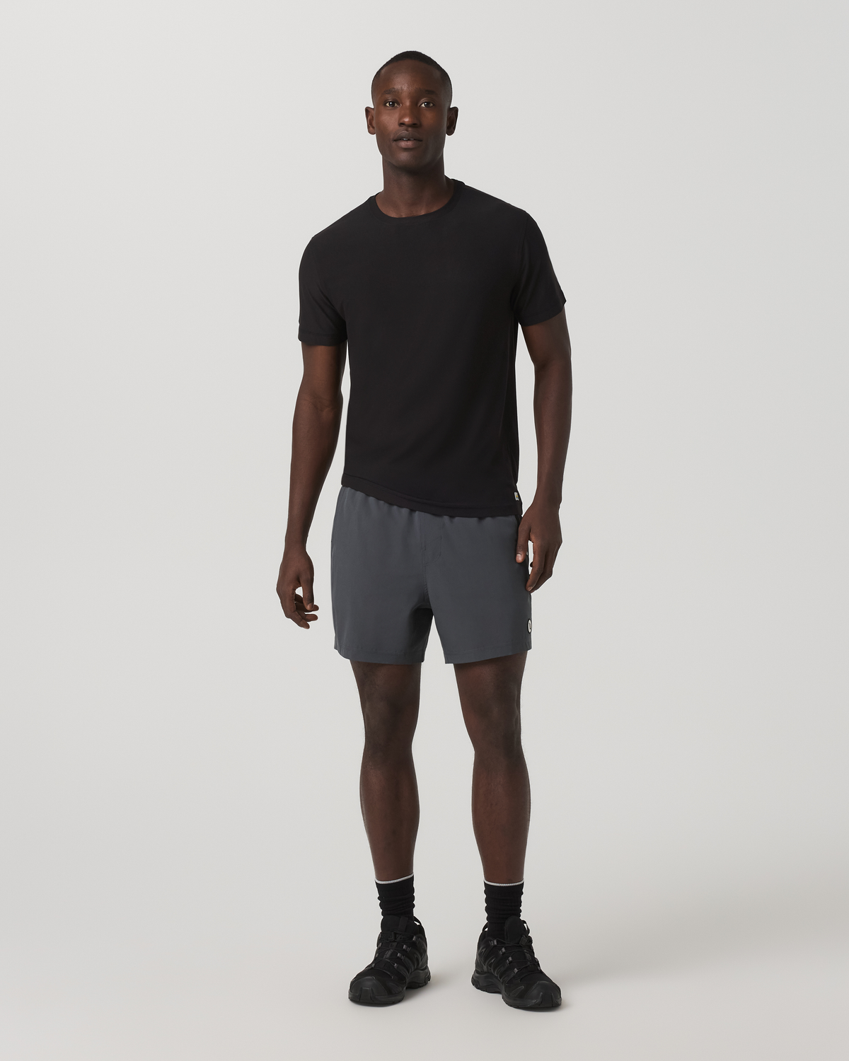 Strato Tech Tee Men's Black Quick Dry T Shirt - Vuori