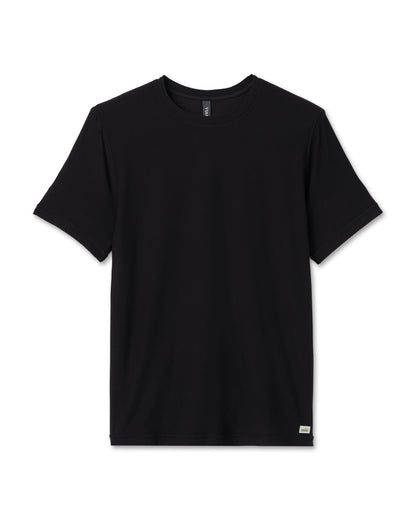 Strato Tech Tee Men's Black Quick Dry T Shirt - Vuori