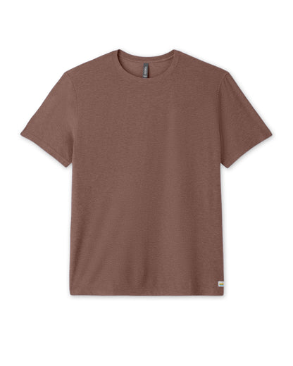 Strato Tech Tee Men's Sable Heather Performance T-Shirt - Vuori