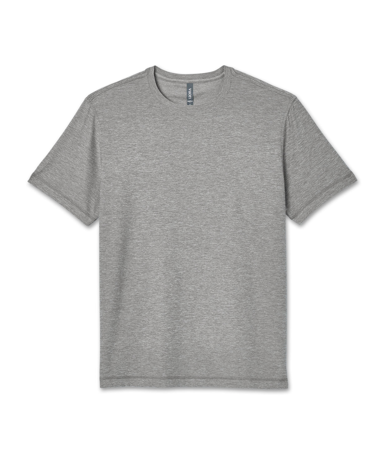 Strato Tech Tee Heather Grey Men's Tech Shirt - Vuori