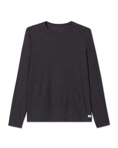 Long-Sleeve Strato Tech Tee Men's Charcoal Shirt - Vuori