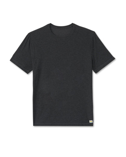 Strato Tech Tee Men's Charcoal Moisture Wicking Shirt - Vuori