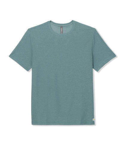Strato Tech Tee Men's Bluegrass Heather T-Shirt - Vuori