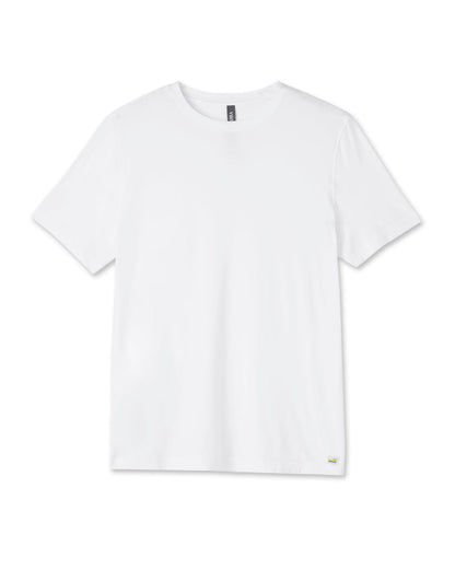 Strato Tech Tee Men's White Tech Shirt - Vuori