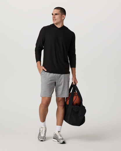 Strato Tech Hoodie Men's Black Long Sleeve Hoodie - Vuori