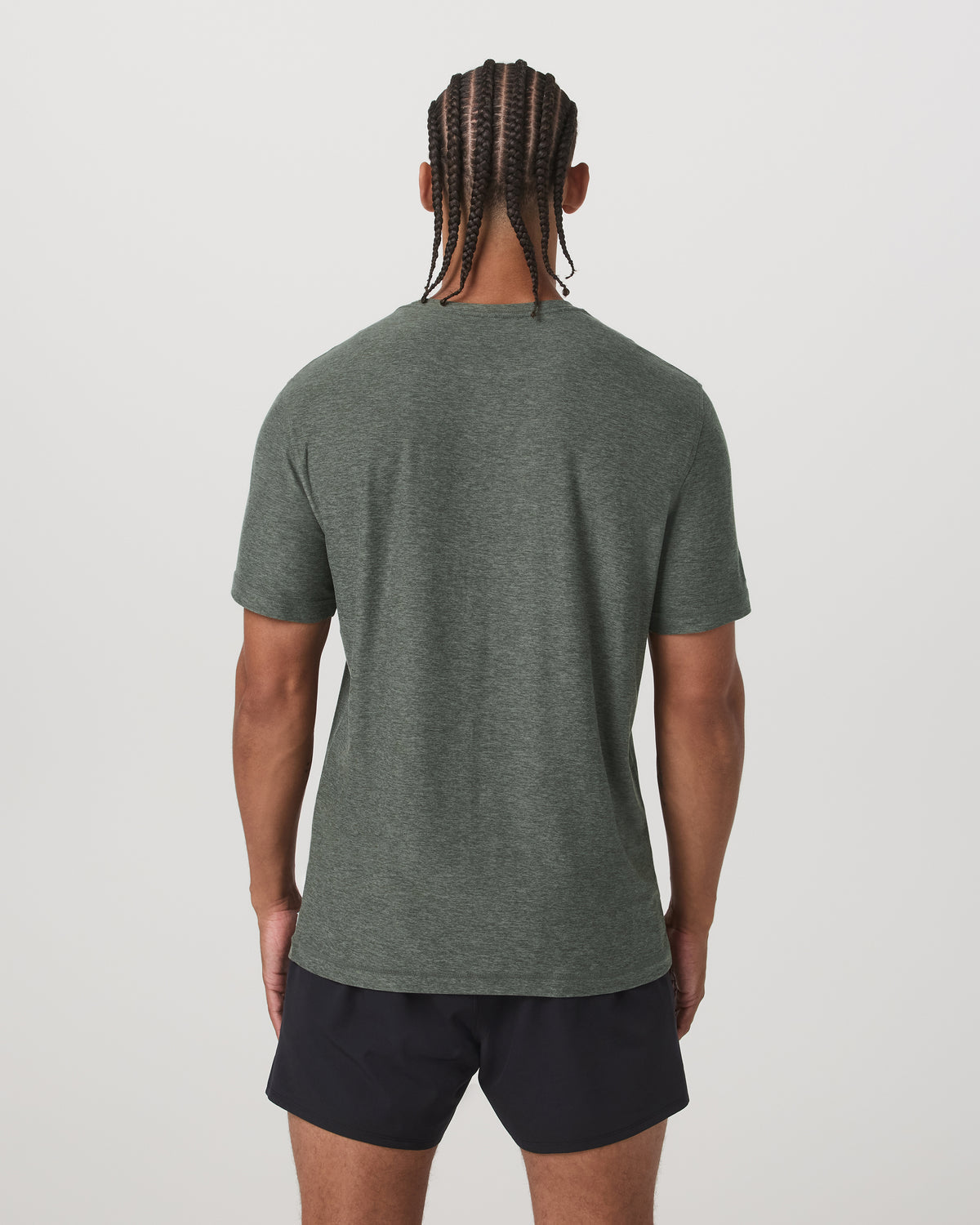 Strato Tech Tee Men's River Rock Heather T-Shirt - Vuori