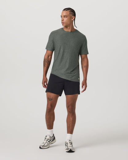 Strato Tech Tee Men's River Rock Heather T-Shirt - Vuori