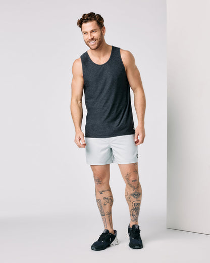 Strato Tech Tank Charcoal Heather - Vuori