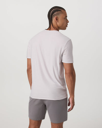Strato Tech Tee Men's Thistle Heather Performance Shirt - Vuori