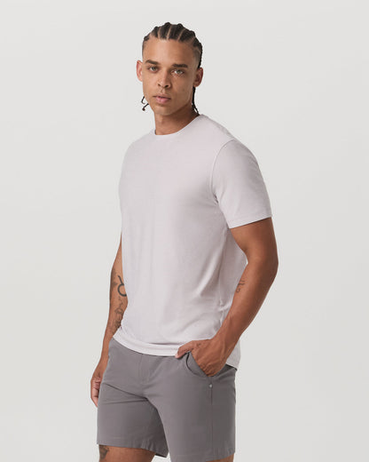 Strato Tech Tee Men's Thistle Heather Performance Shirt - Vuori