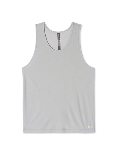 Strato Tech Tank Men's Platinum Heather Tank - Vuori
