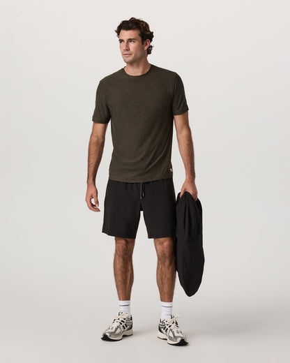 Strato Tech Tee Men's Dark Oregano Heather T-Shirt - Vuori