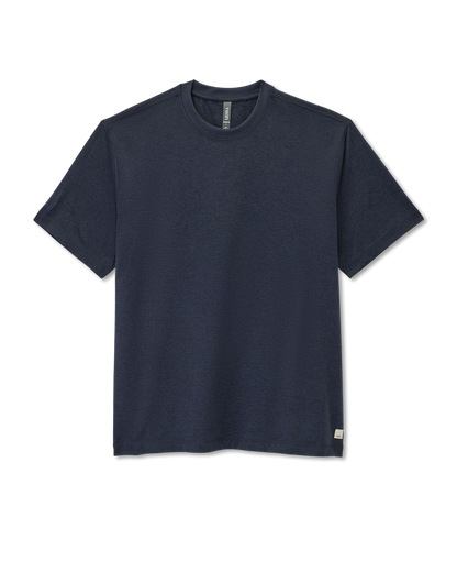 Short Sleeve Ponto Tee - Relaxed Fit Midnight Heather - Vuori