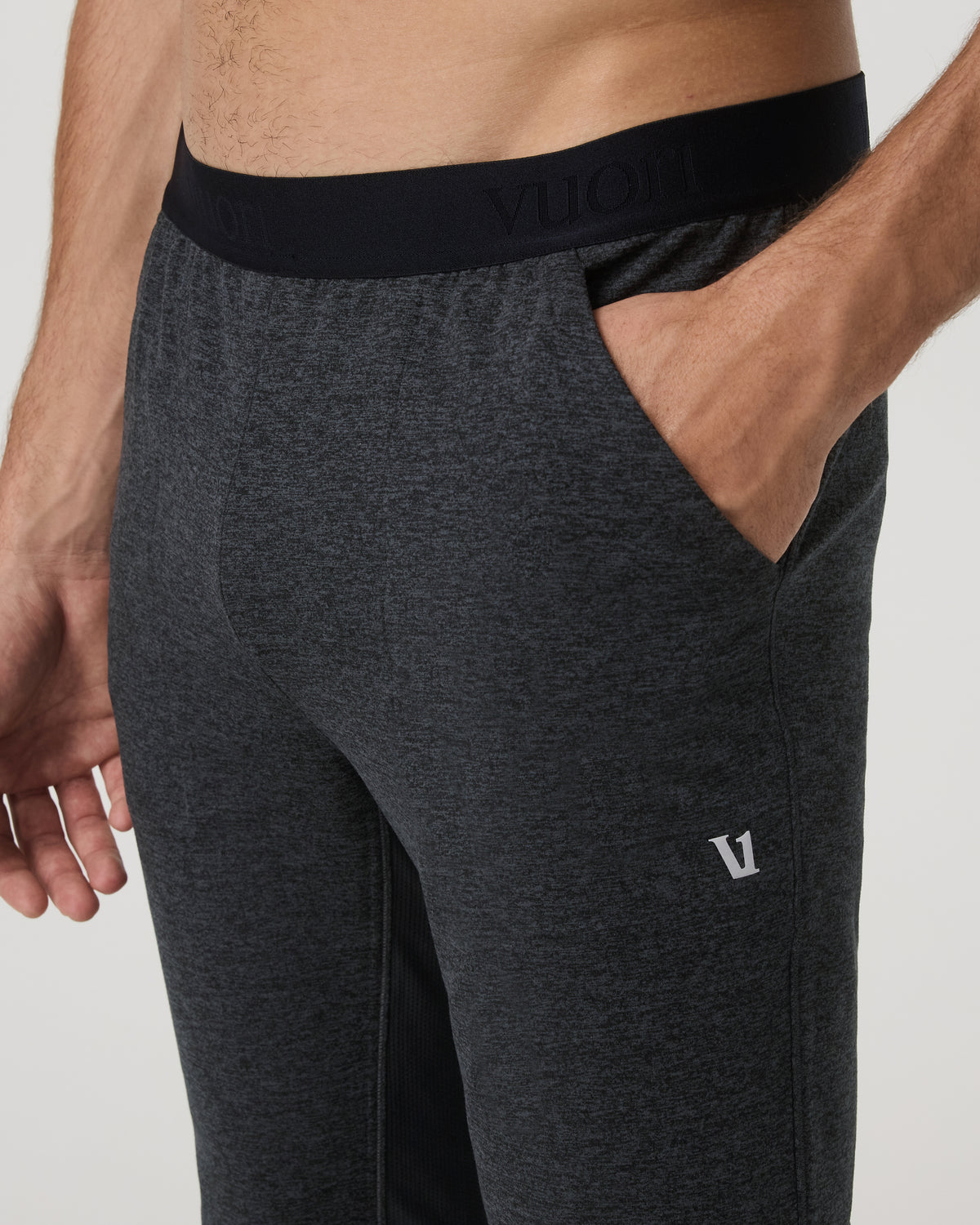 Ponto Baselayer Tight Men's Charcoal Heather Bottoms - Vuori