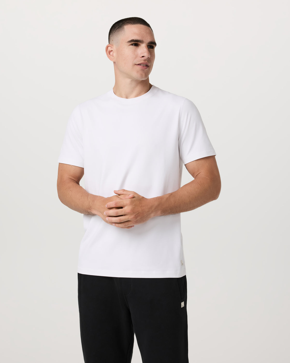 Men's Short Sleeve Ponto Performance Tee White - Vuori