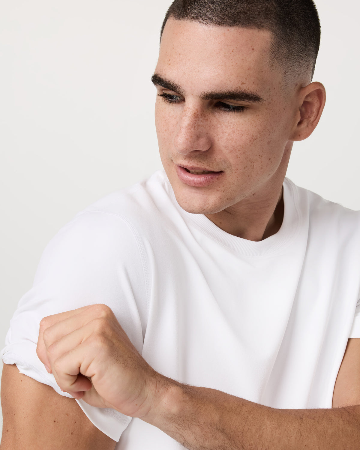Men's Short Sleeve Ponto Performance Tee White - Vuori