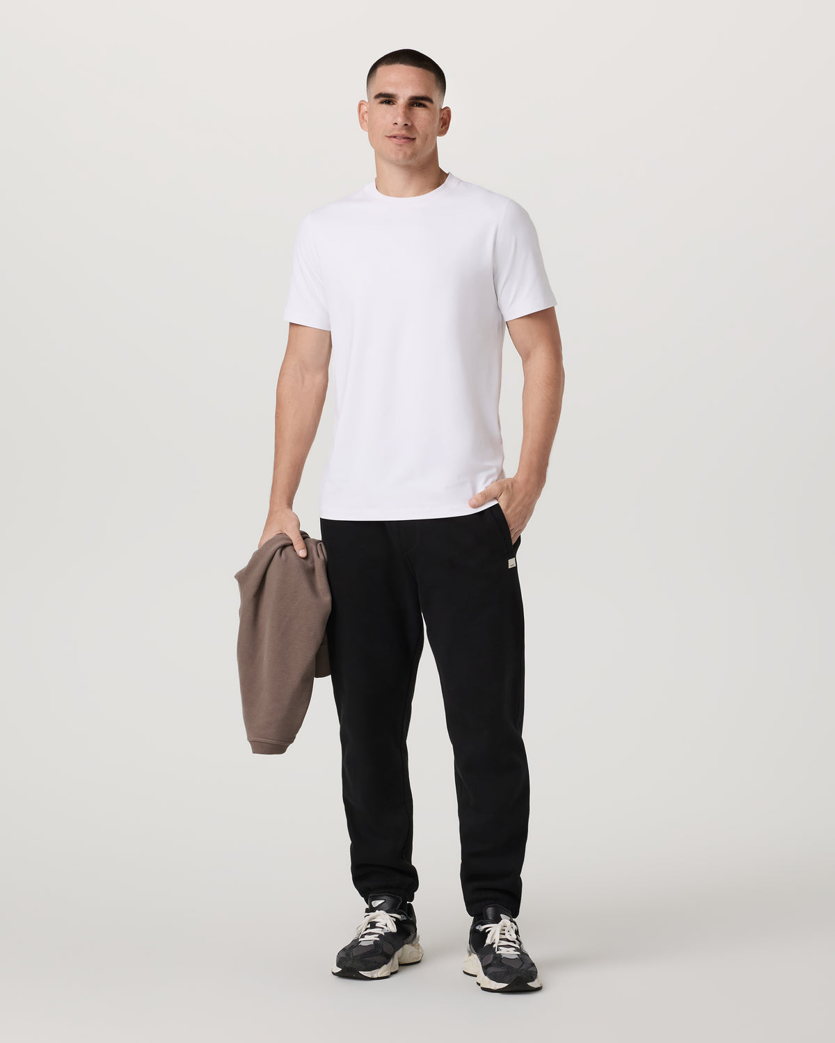 Men's Short Sleeve Ponto Performance Tee White - Vuori