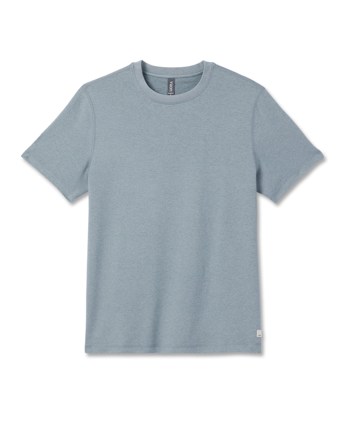 Short Sleeve Ponto Performance Tee Dusty Blue Heather - Vuori