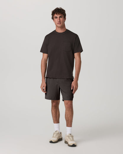 Men's Short Sleeve Ponto Pocket Tee - Relaxed Fit Carbon - Vuori