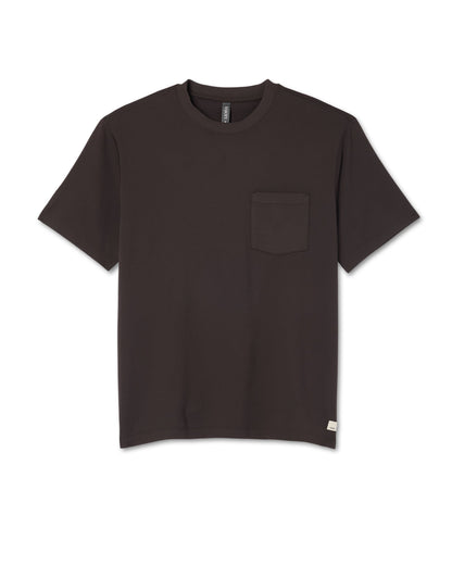 Men's Short Sleeve Ponto Pocket Tee - Relaxed Fit Carbon - Vuori