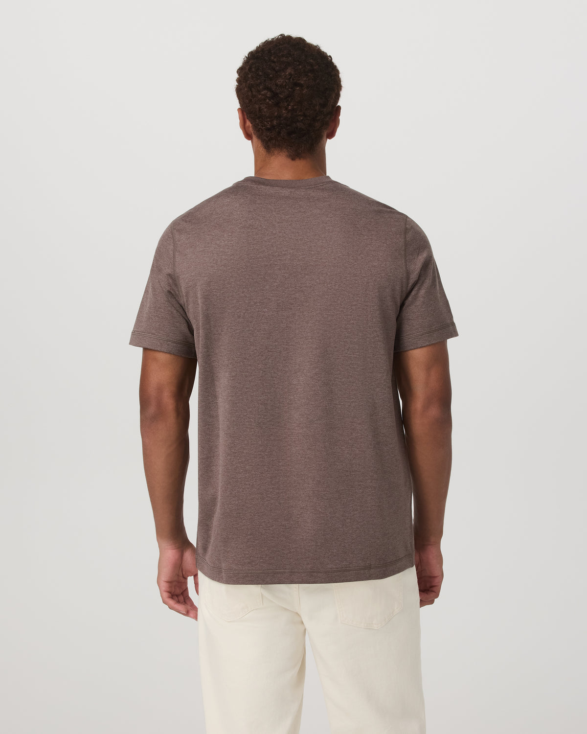 Men's Short Sleeve Ponto Performance Tee Elm Heather - Vuori