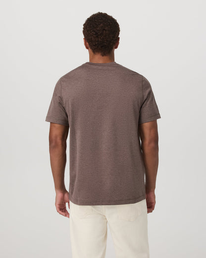 Men's Short Sleeve Ponto Performance Tee Elm Heather - Vuori