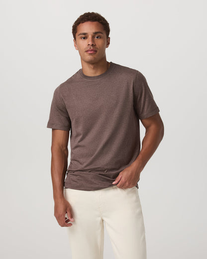 Men's Short Sleeve Ponto Performance Tee Elm Heather - Vuori