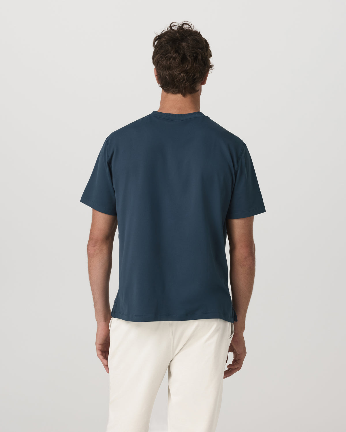 Short Sleeve Ponto Pocket Tee - Relaxed Fit Ocean Blue - Vuori