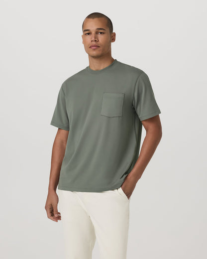 Short Sleeve Ponto Pocket Tee - Relaxed Fit Light Oregano - Vuori