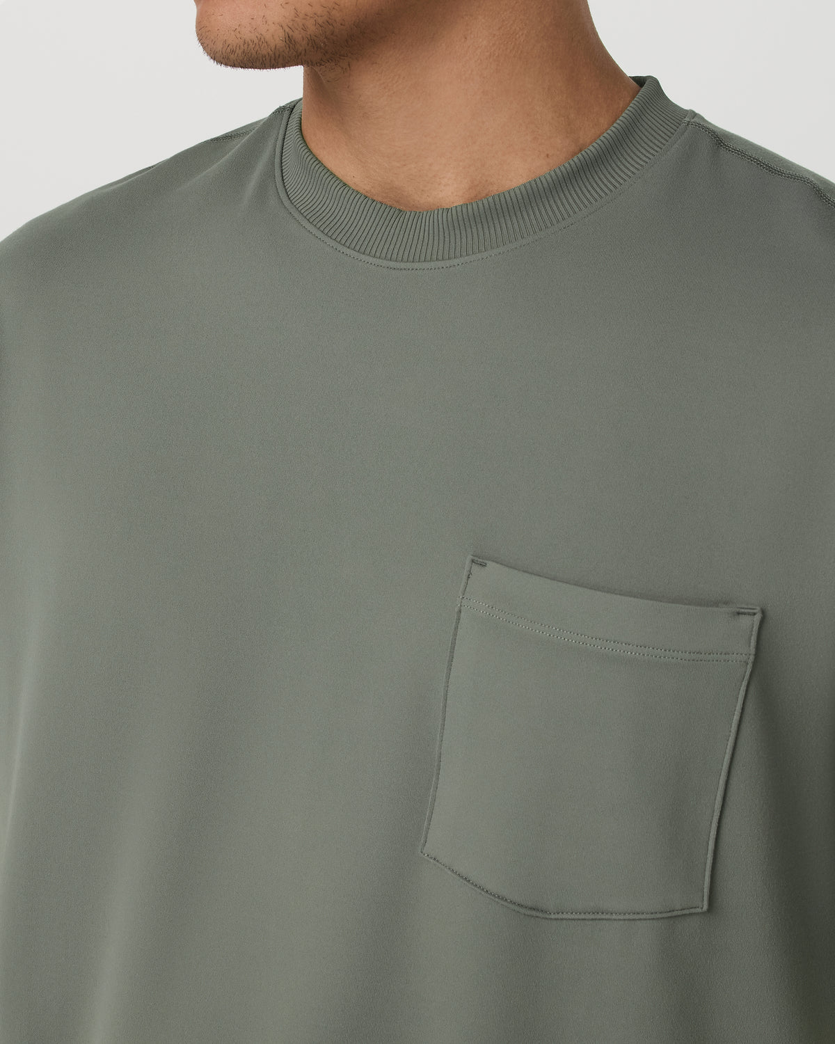 Short Sleeve Ponto Pocket Tee - Relaxed Fit Light Oregano - Vuori