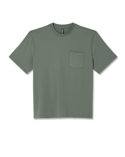 Short Sleeve Ponto Pocket Tee - Relaxed Fit Light Oregano - Vuori